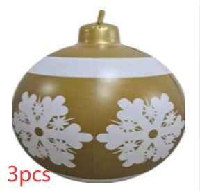 Christmas Ornament - Outdoor PVC 60CM Inflatable Decorated Ball