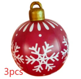 Christmas Ornament - Outdoor PVC 60CM Inflatable Decorated Ball