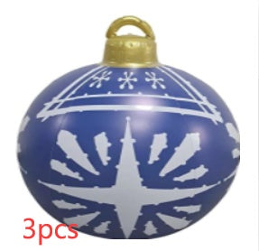 Christmas Ornament - Outdoor PVC 60CM Inflatable Decorated Ball