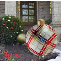 Christmas Ornament - Outdoor PVC 60CM Inflatable Decorated Ball