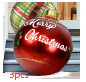 Christmas Ornament - Outdoor PVC 60CM Inflatable Decorated Ball