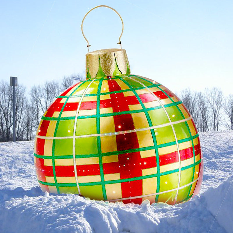 Christmas Ornament - Outdoor PVC 60CM Inflatable Decorated Ball