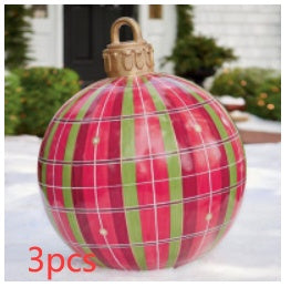 Christmas Ornament - Outdoor PVC 60CM Inflatable Decorated Ball