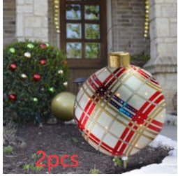 Christmas Ornament - Outdoor PVC 60CM Inflatable Decorated Ball