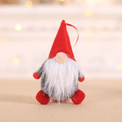 Santa Climbing Ladder Christmas Decoration