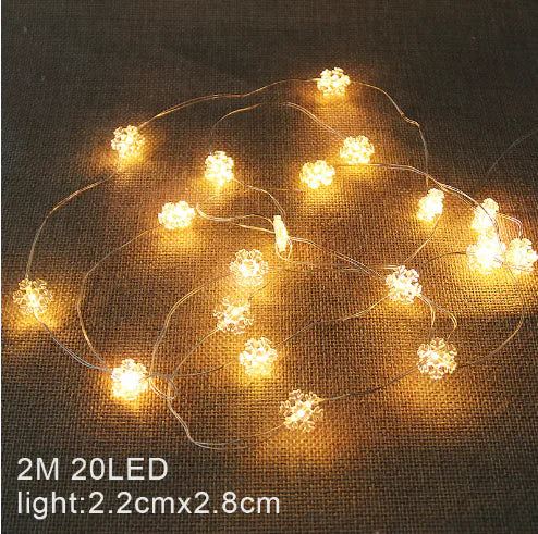 Snowflake LED Lamp String Christmas Decoration for Home